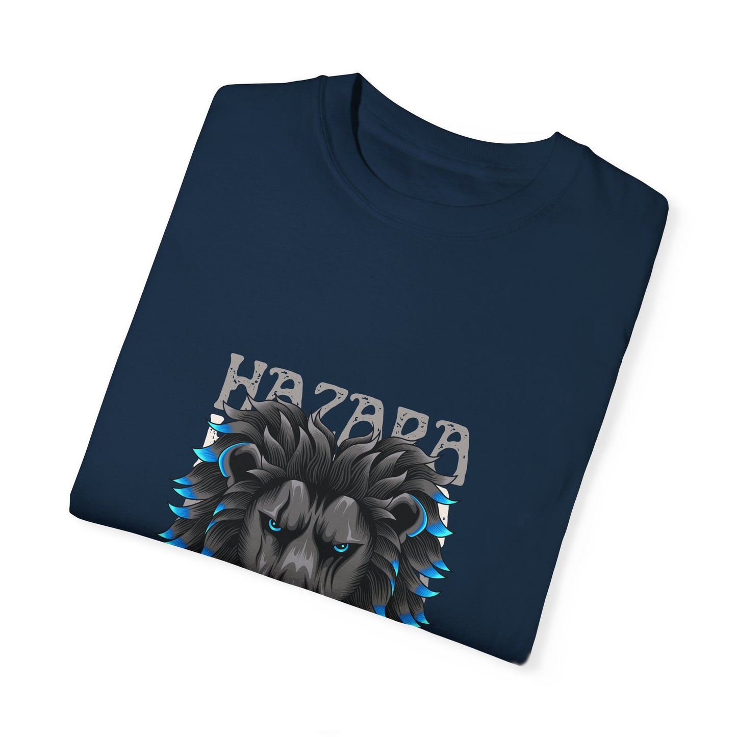 Hazara Lion Unisex Garment-Dyed T-Shirt - Bold Graphic Tee