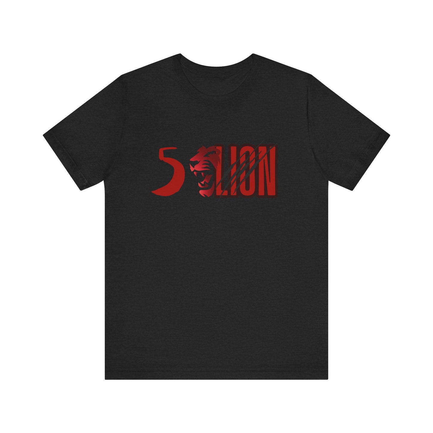5LION Unisex Graphic Tee - Bold Red Design for Nature Lovers
