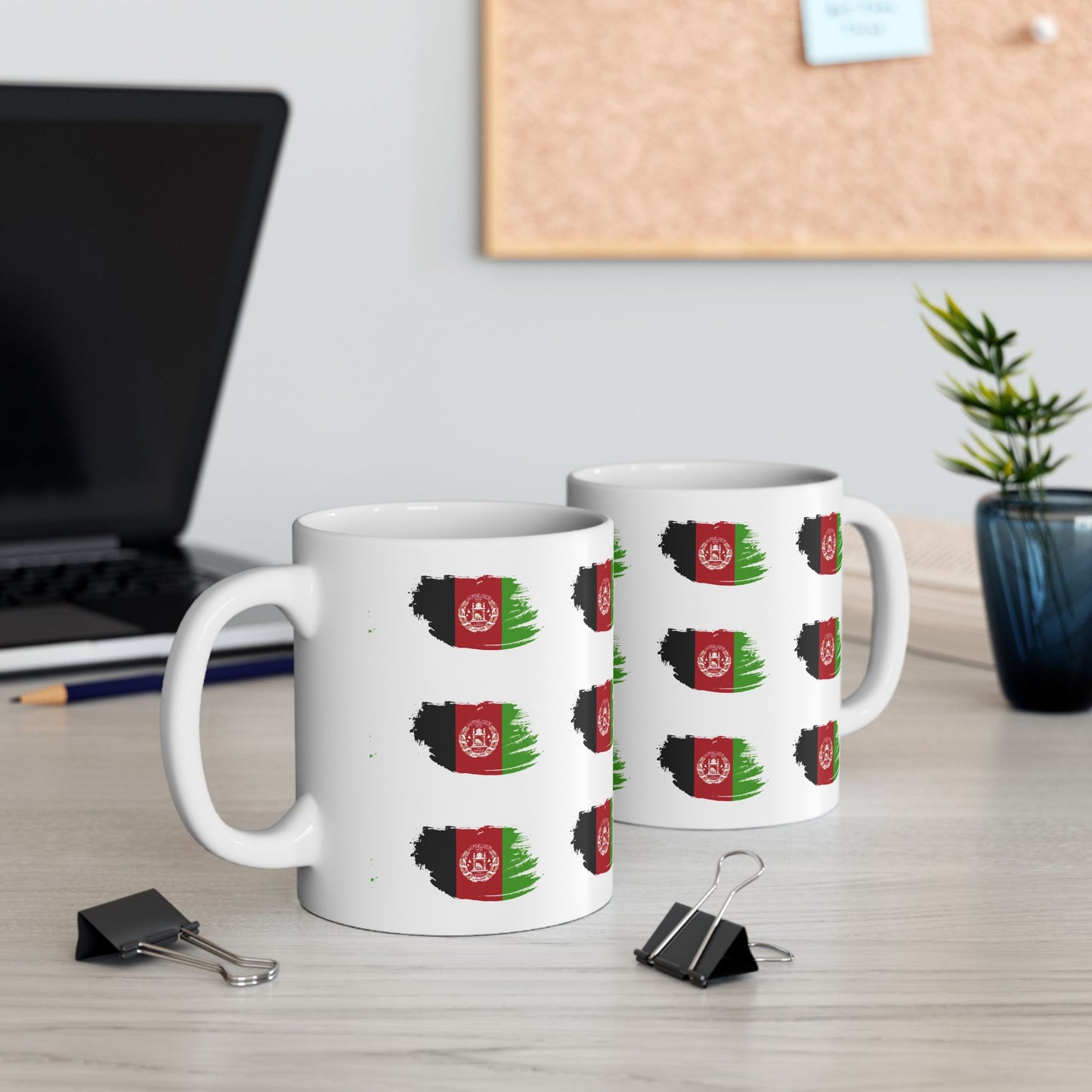 Afghan Heritage Ceramic Mug - 11oz & 15oz, Perfect for Coffee Lovers