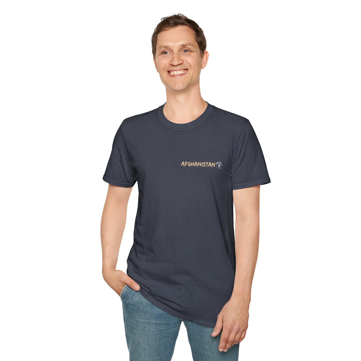 Afghanistan Cricket Team Vintage T-Shirt - Unisex Softstyle Tee