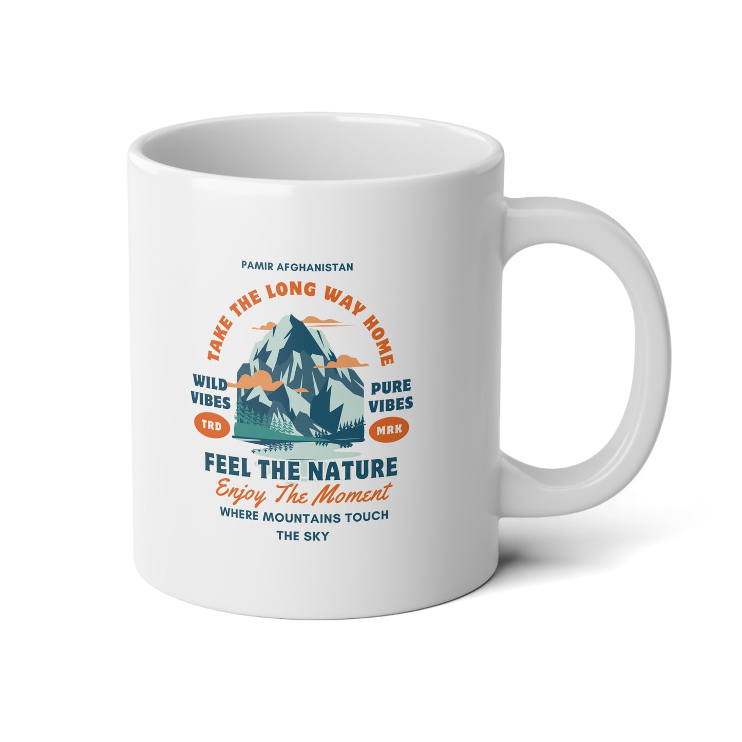 Pamir Afghanistan Jumbo Mug - 20oz | Travel & Nature Vibes Coffee Cup