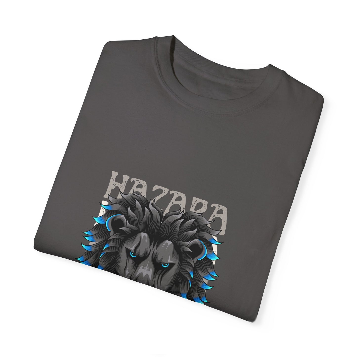 Hazara Lion Unisex Garment-Dyed T-Shirt - Bold Graphic Tee