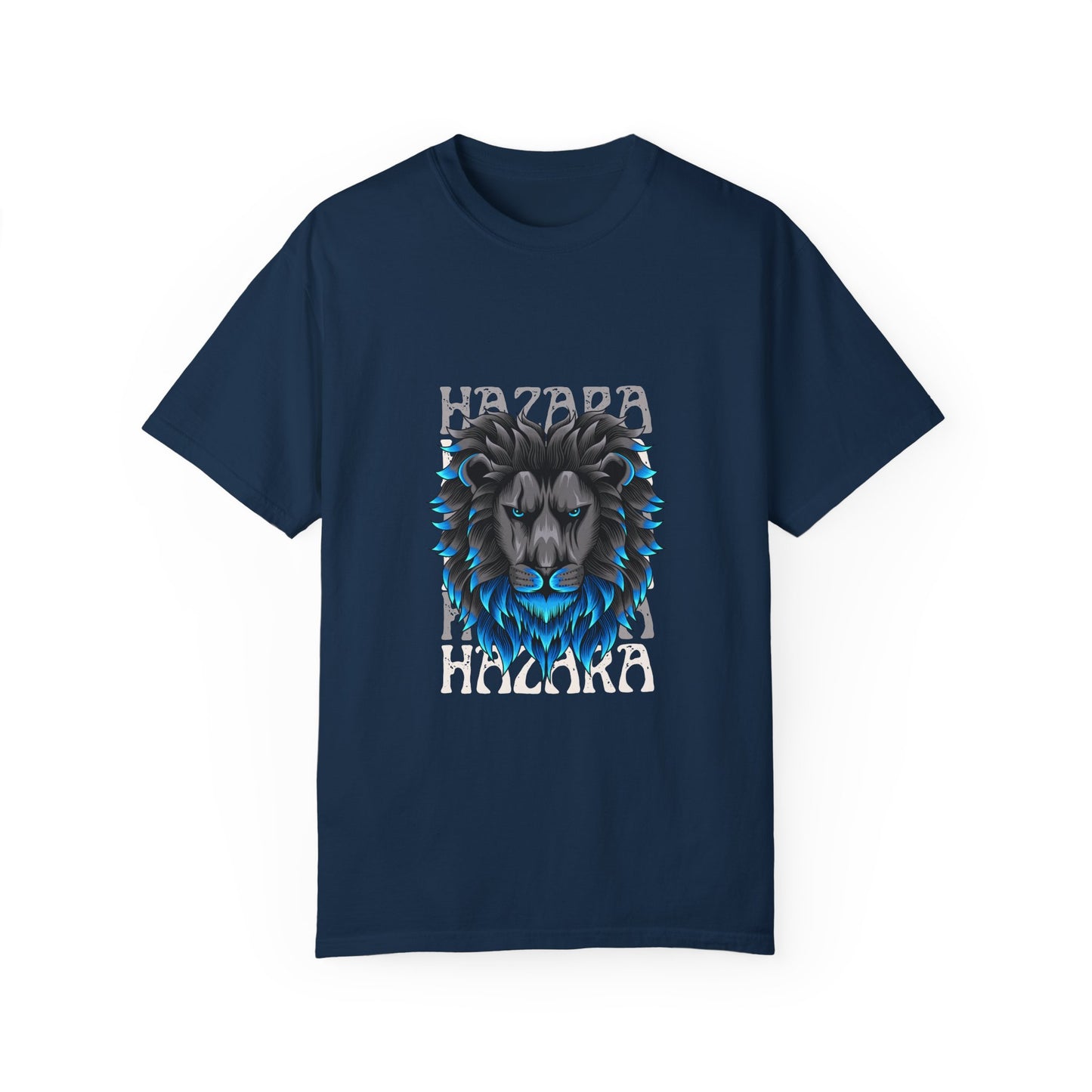 Hazara Lion Unisex Garment-Dyed T-Shirt - Bold Graphic Tee