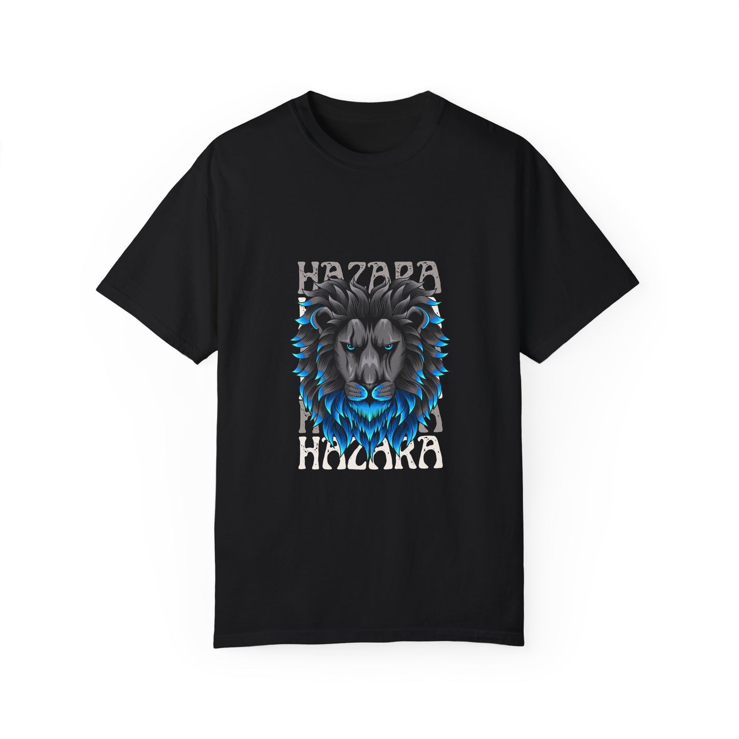 Hazara Lion Unisex Garment-Dyed T-Shirt - Bold Graphic Tee