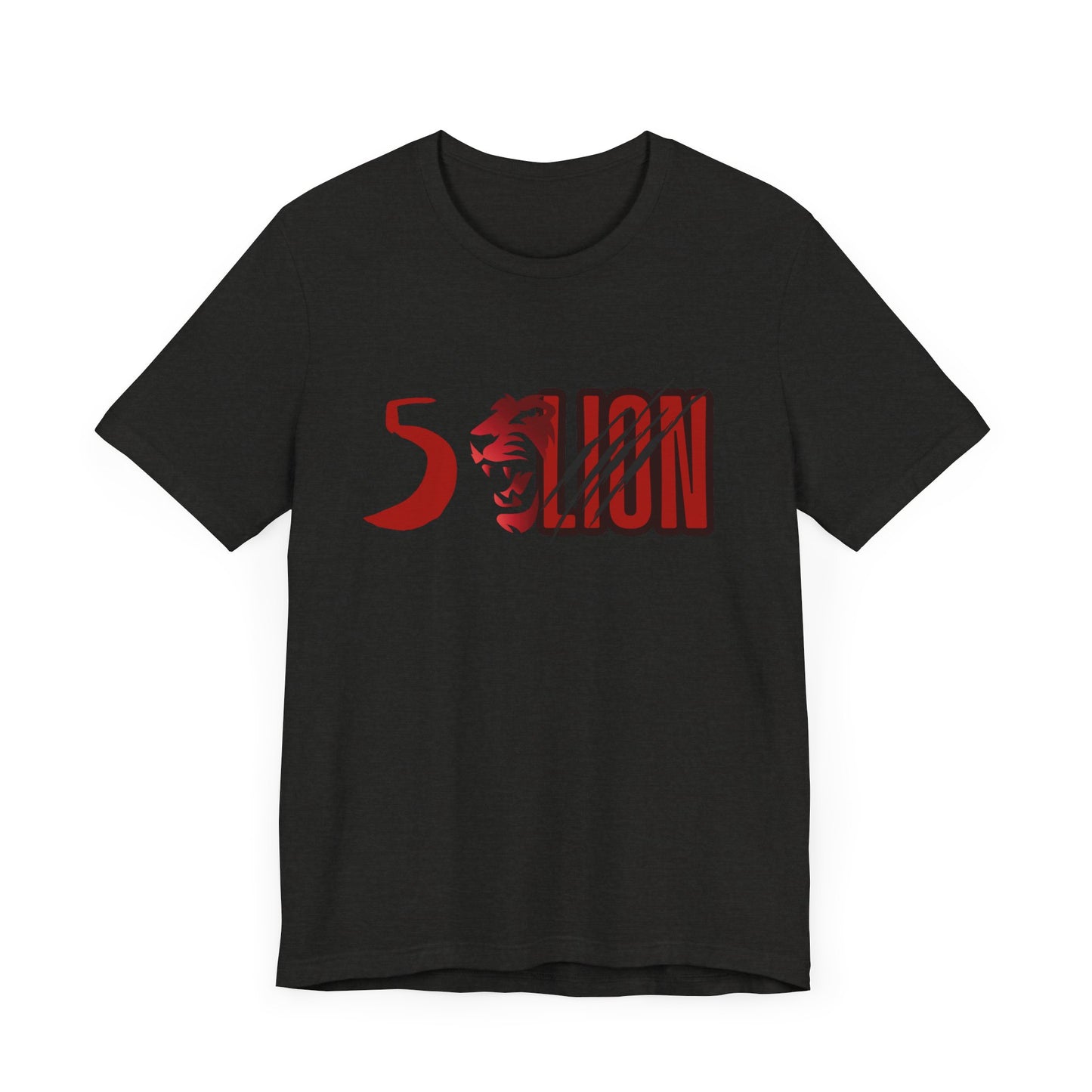 5LION Unisex Graphic Tee - Bold Red Design for Nature Lovers