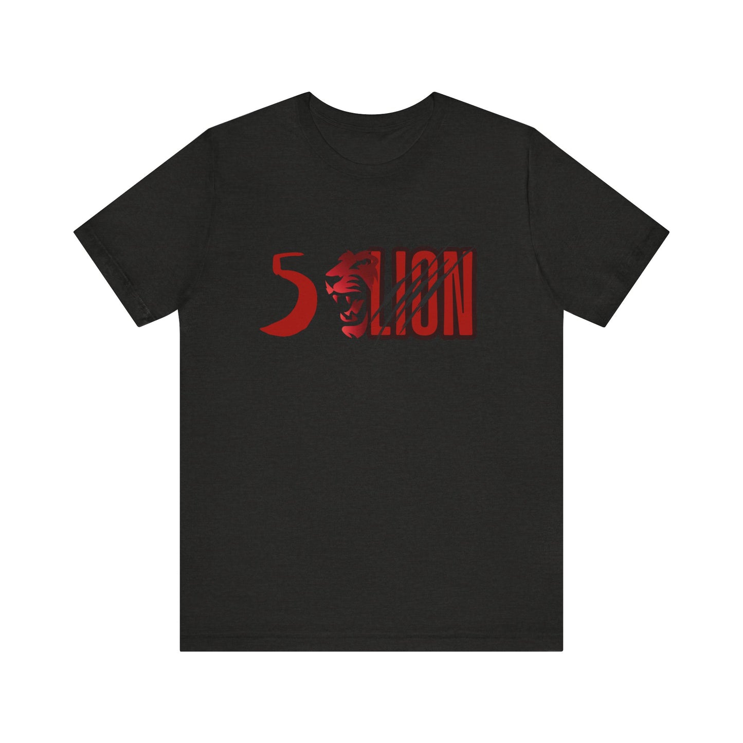 5LION Unisex Graphic Tee - Bold Red Design for Nature Lovers