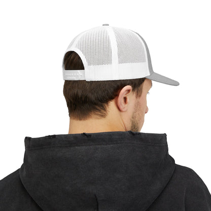 Embroidered Palestine Cap – Black/White Snapback