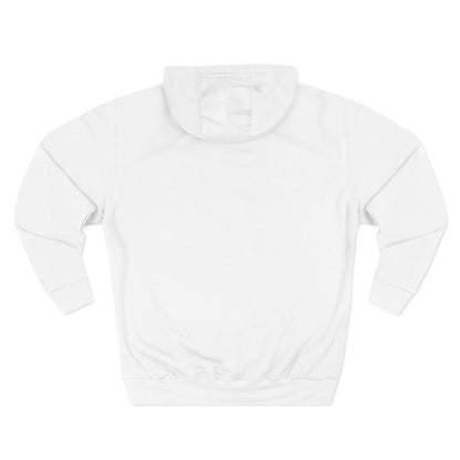 Minimal Crescent Peace Palestine Hoodie — Small Chest Graphic Fleece Pullover