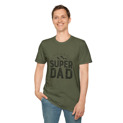 Super Dad T-Shirt — Vintage Mountains Father's Day Tee