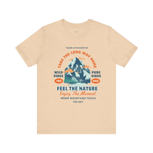 Adventure Vibes Unisex Jersey Tee - 'Feel The Nature'