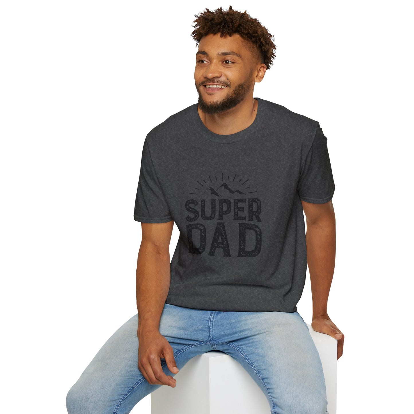 Super Dad T-Shirt — Vintage Mountains Father's Day Tee