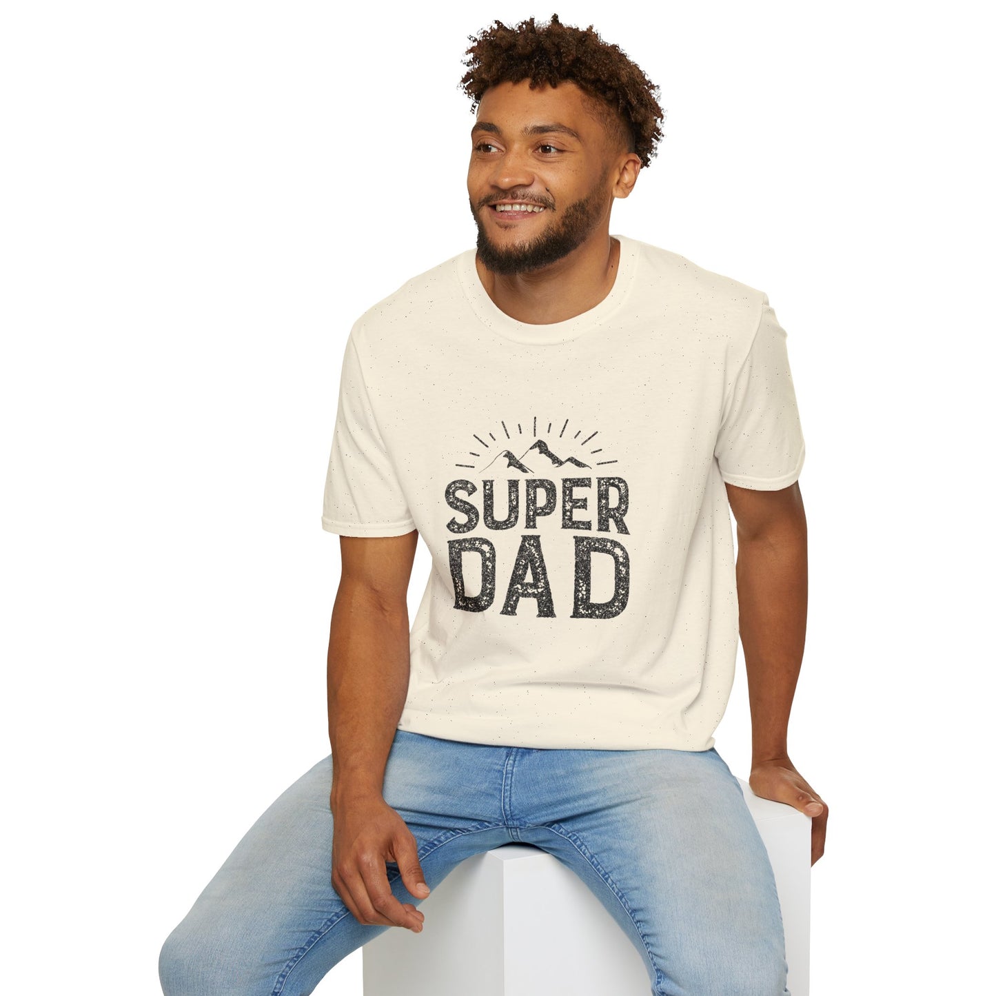 Super Dad T-Shirt — Vintage Mountains Father's Day Tee