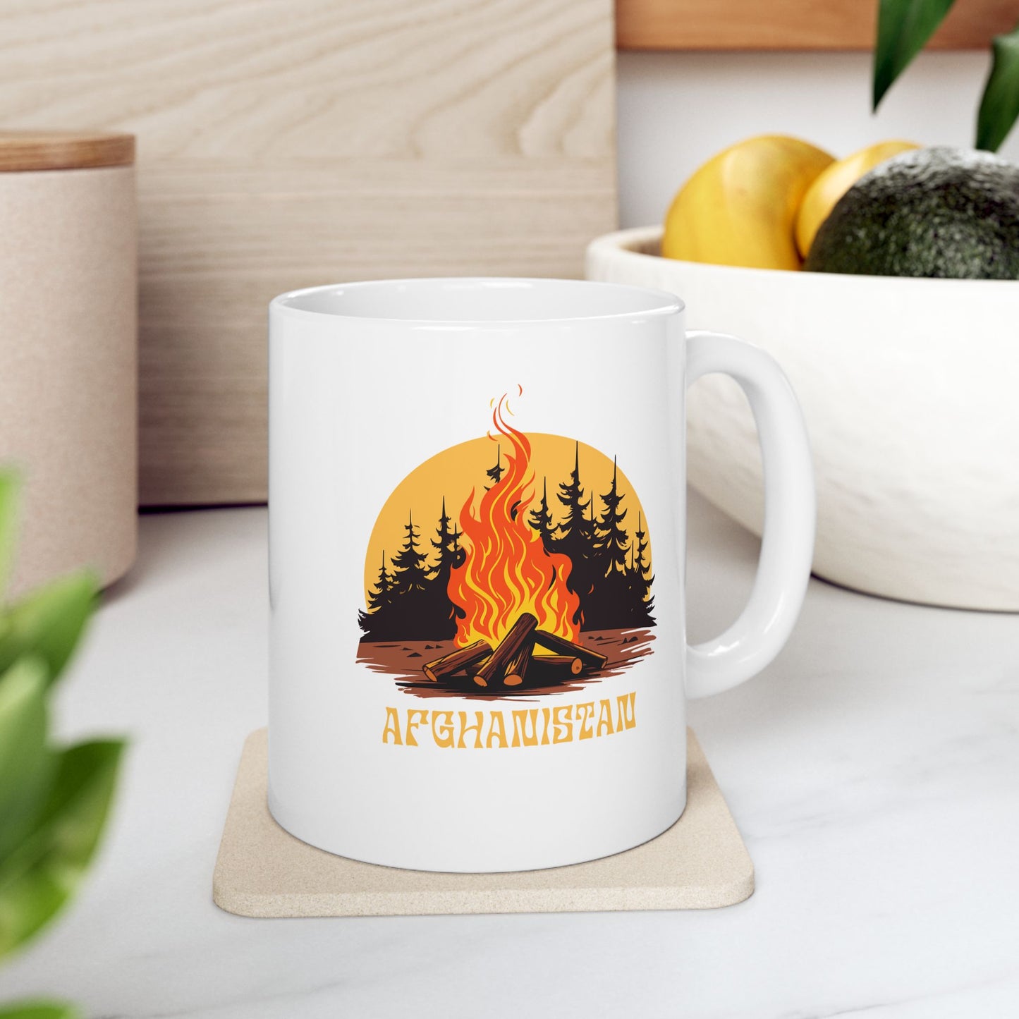 Adventure Awaits Ceramic Mug - Perfect for Nature Lovers