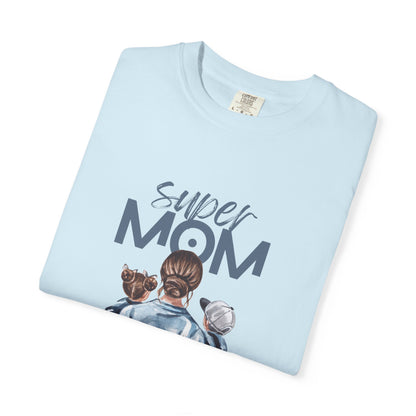 Super Mom T-Shirt — Mom Carrying Kids Graphic Tee (Mother’s Day Gift)