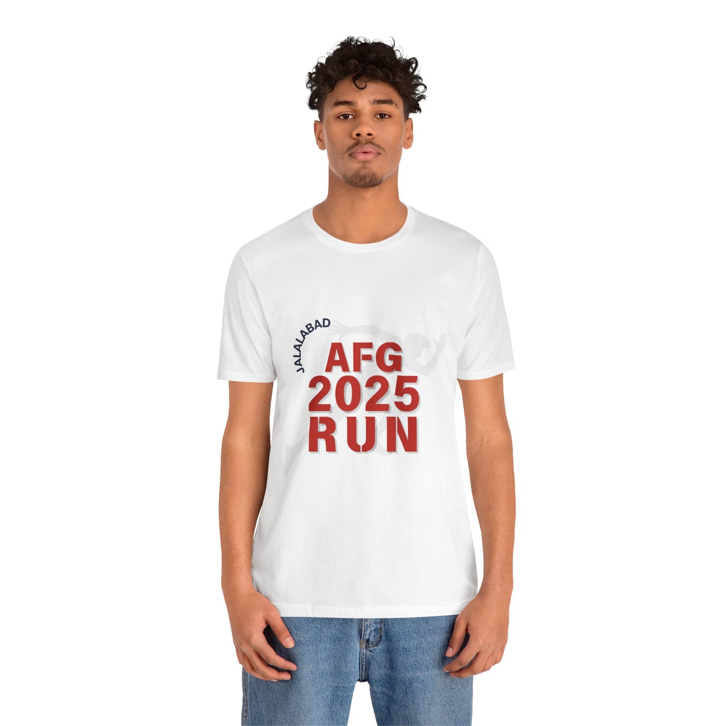 Unisex Running Tee - Jalalabad AFG Cricket 2025 Run