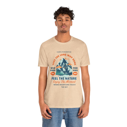 Adventure Vibes Unisex Jersey Tee - 'Feel The Nature'