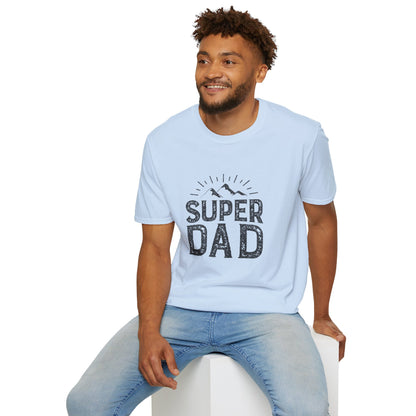 Super Dad T-Shirt — Vintage Mountains Father's Day Tee