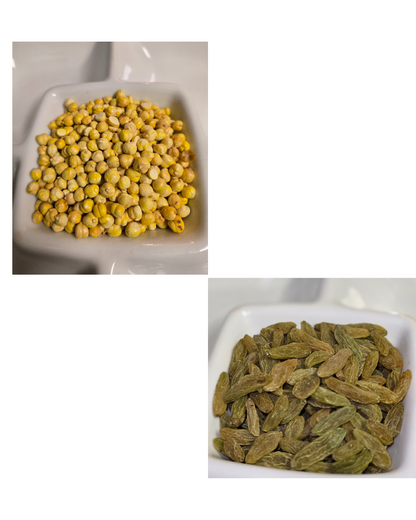 Chickpeas & Raisins –  A Classic Afghan Snack Combo کشمش و نخود