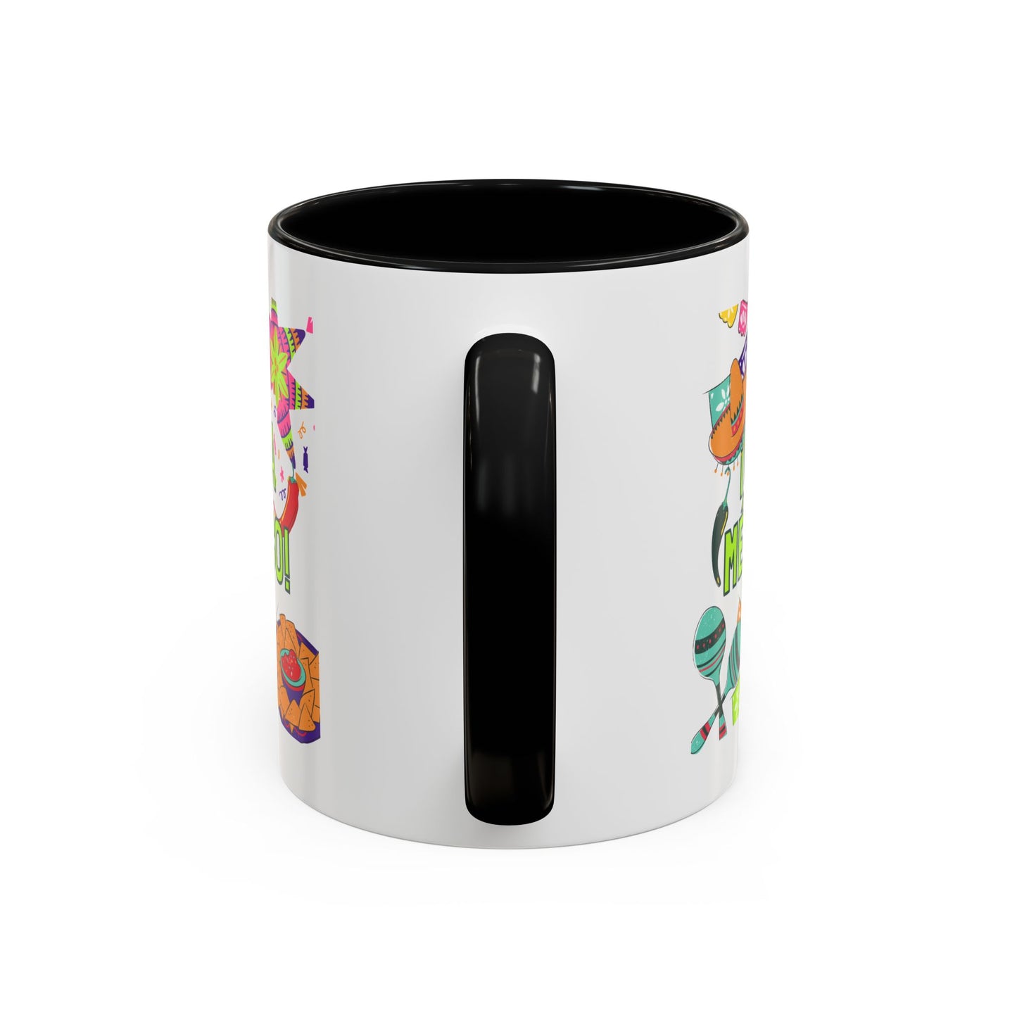 Viva México Accent Coffee Mug — Festive Mexican Fiesta 11/15oz