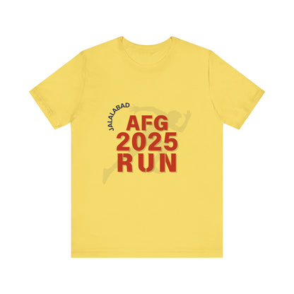 Unisex Running Tee - Jalalabad AFG Cricket 2025 Run