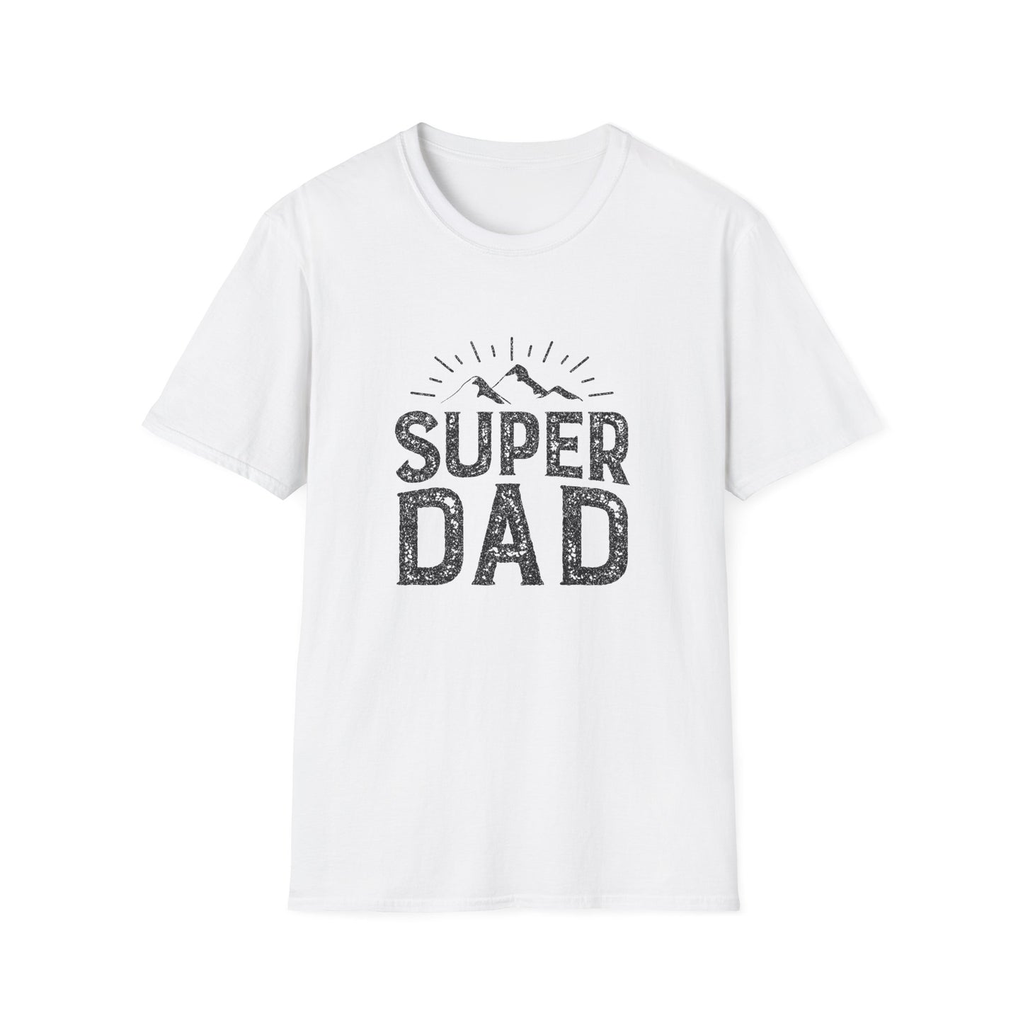 Super Dad T-Shirt — Vintage Mountains Father's Day Tee