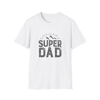 Super Dad T-Shirt — Vintage Mountains Father's Day Tee