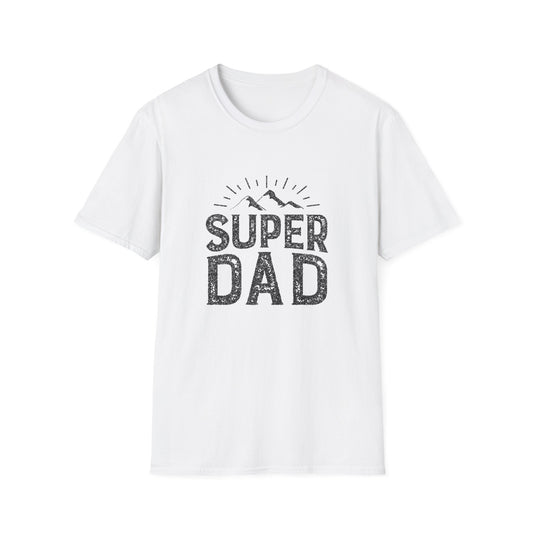 Super Dad T-Shirt — Vintage Mountains Father's Day Tee