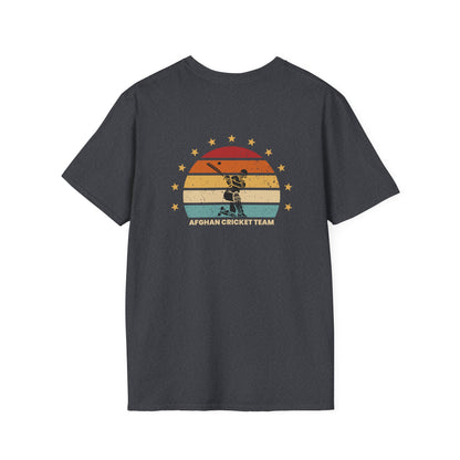 Afghanistan Cricket Team Vintage T-Shirt - Unisex Softstyle Tee