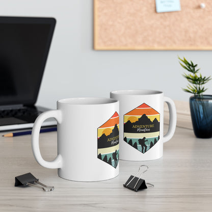 Adventure Awaits Ceramic Mug - Perfect for Nature Lovers