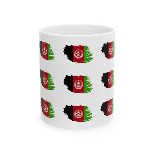Afghan Heritage Ceramic Mug - 11oz & 15oz, Perfect for Coffee Lovers