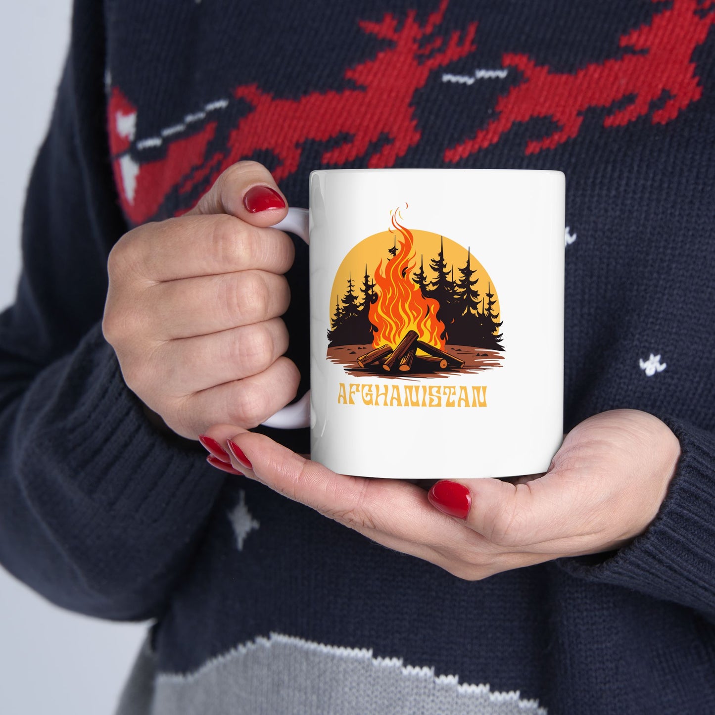 Adventure Awaits Ceramic Mug - Perfect for Nature Lovers