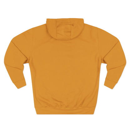 Minimal Crescent Peace Palestine Hoodie — Small Chest Graphic Fleece Pullover