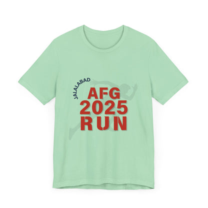 Unisex Running Tee - Jalalabad AFG Cricket 2025 Run