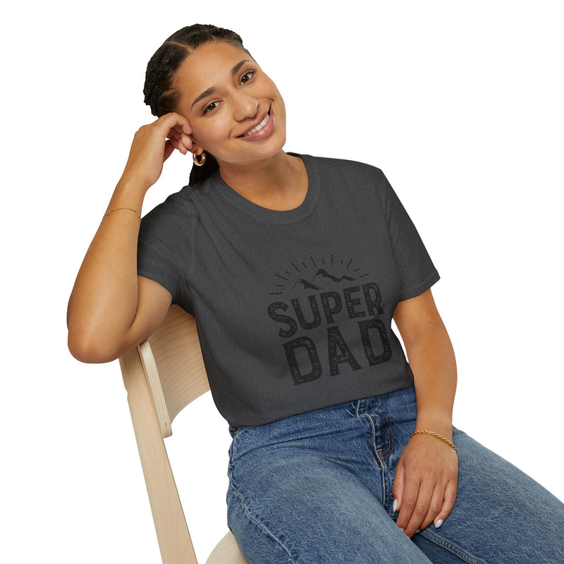 Super Dad T-Shirt — Vintage Mountains Father's Day Tee