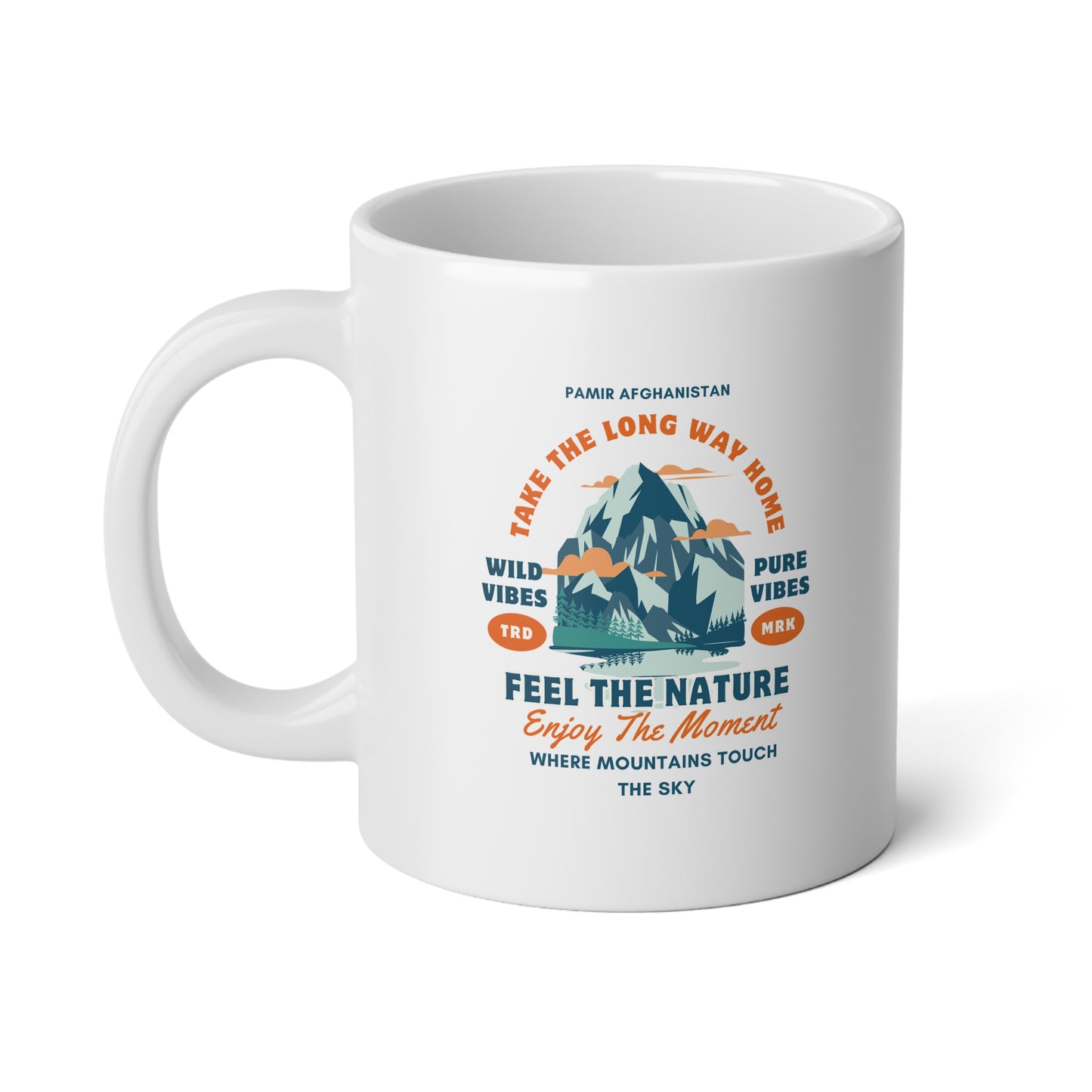Pamir Afghanistan Jumbo Mug - 20oz | Travel & Nature Vibes Coffee Cup