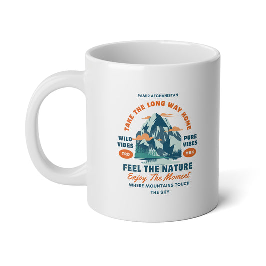 Pamir Afghanistan Jumbo Mug - 20oz | Travel & Nature Vibes Coffee Cup