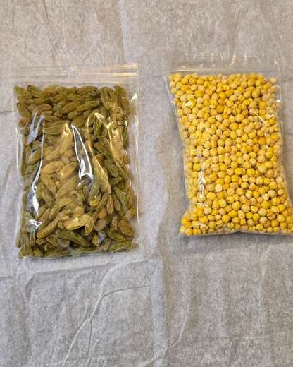 Chickpeas & Raisins –  A Classic Afghan Snack Combo کشمش و نخود