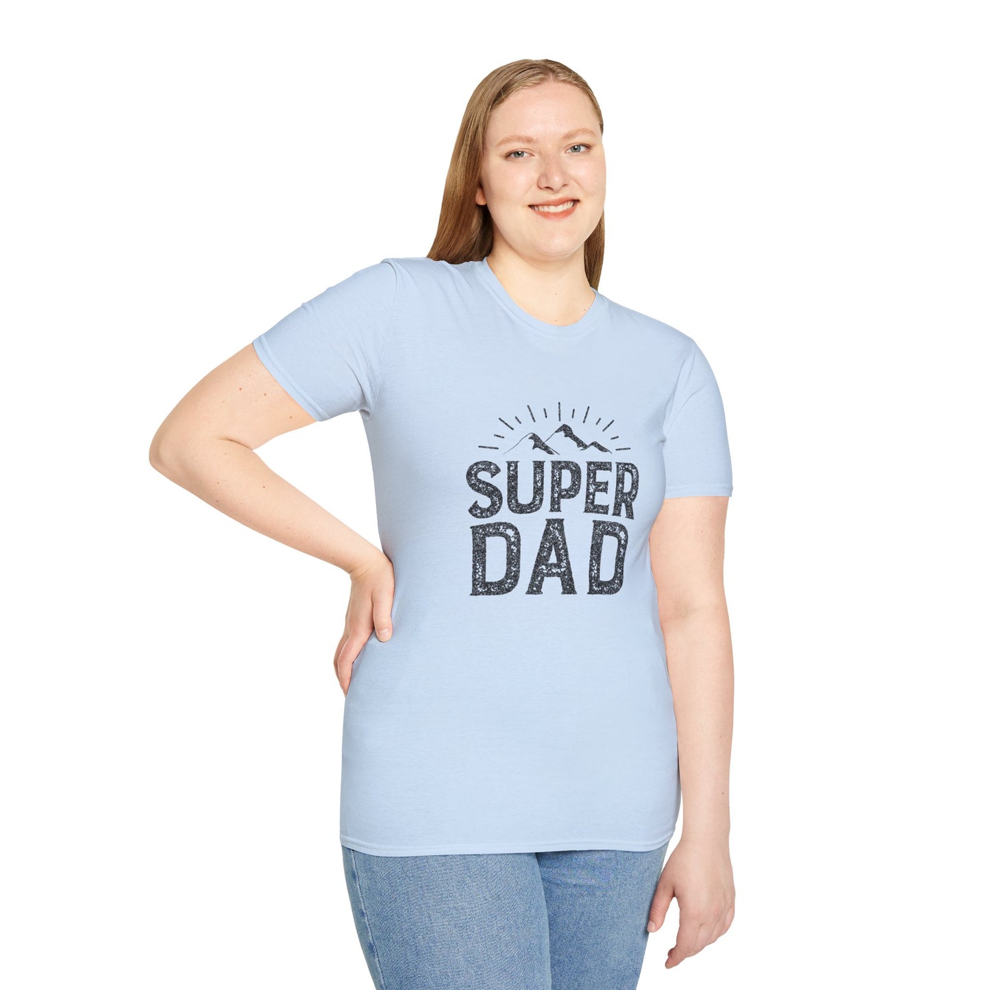 Super Dad T-Shirt — Vintage Mountains Father's Day Tee
