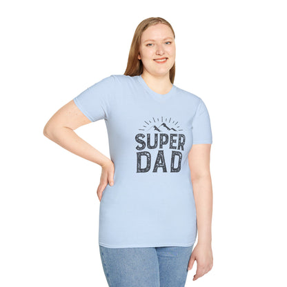Super Dad T-Shirt — Vintage Mountains Father's Day Tee