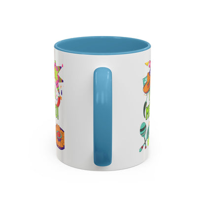 Viva México Accent Coffee Mug — Festive Mexican Fiesta 11/15oz