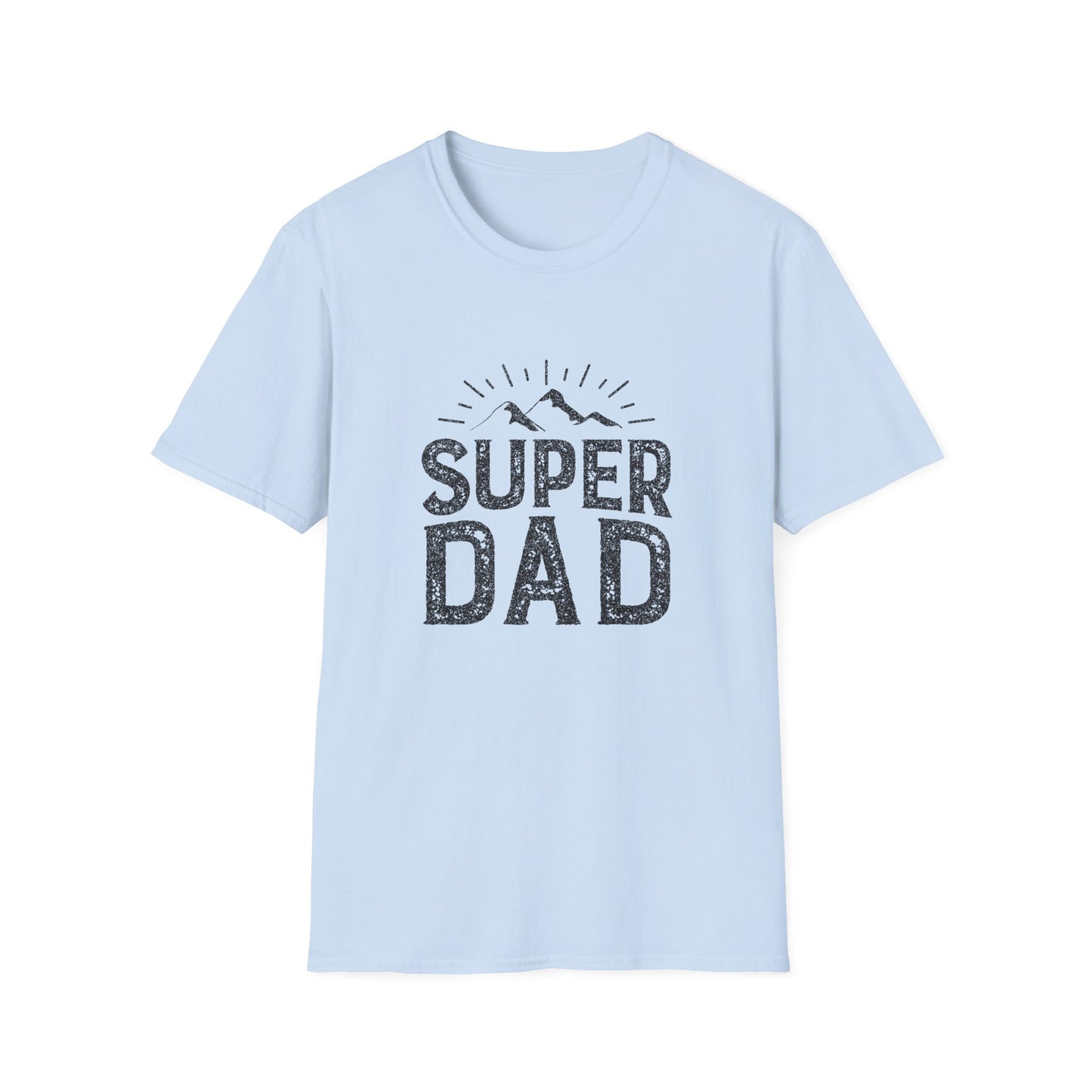 Super Dad T-Shirt — Vintage Mountains Father's Day Tee