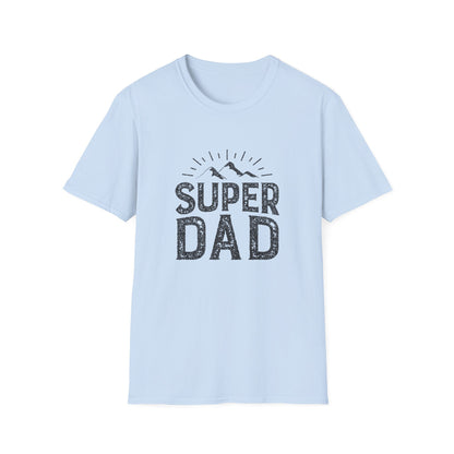 Super Dad T-Shirt — Vintage Mountains Father's Day Tee