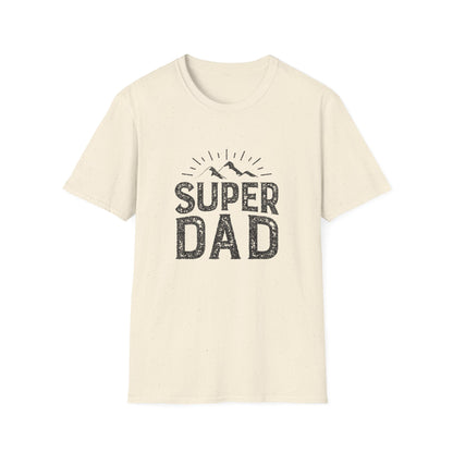 Super Dad T-Shirt — Vintage Mountains Father's Day Tee