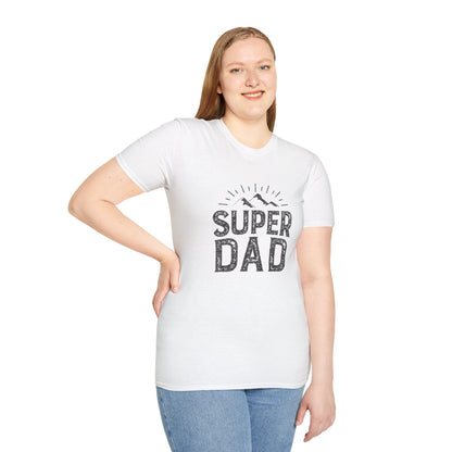 Super Dad T-Shirt — Vintage Mountains Father's Day Tee