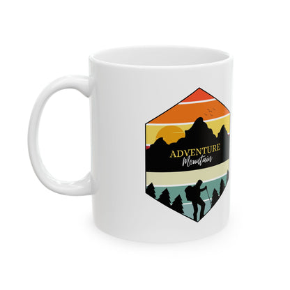 Adventure Awaits Ceramic Mug - Perfect for Nature Lovers