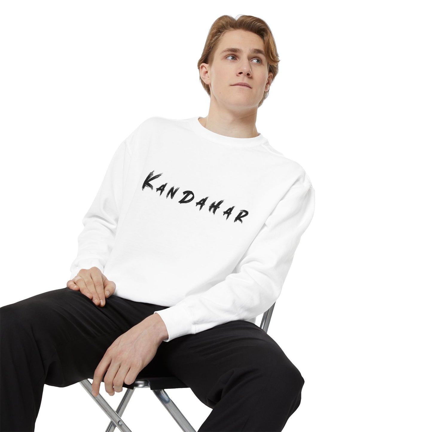 Kandahar Unisex Garment-Dyed Sweatshirt - Cozy & Stylish Activewear