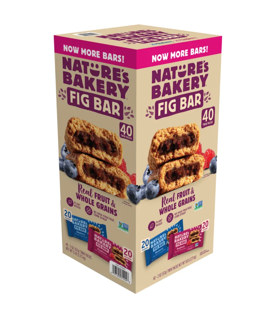 Nature’s Bakery Fig Bar, Variety Pack, 2 oz (40-Count)