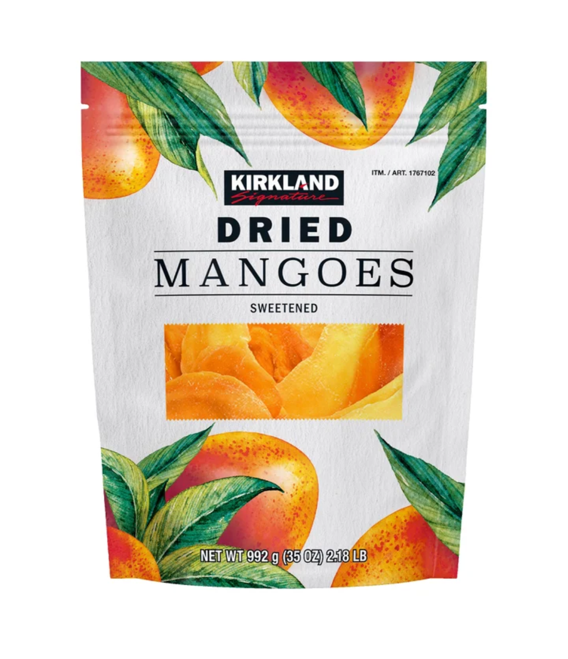 Kirkland Signature Dried Mangoes, Sweetened, 35 oz